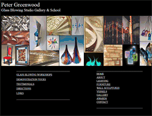 Tablet Screenshot of petergreenwood.com